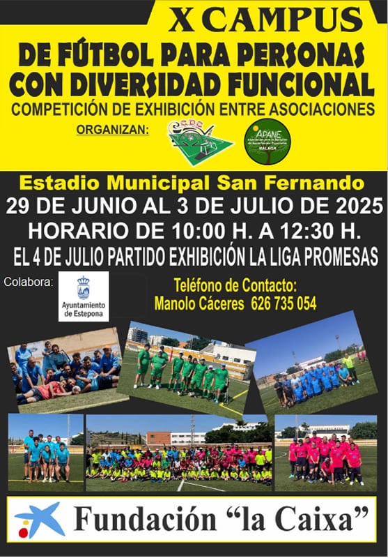 Collaboration between City Council and CDC Estadio Soccer Camp for Individuals with Disabilities