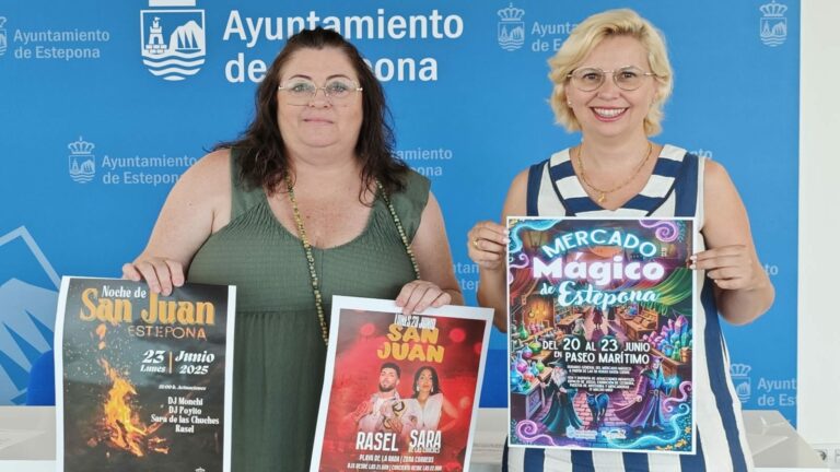 Estepona City Council Celebrates San Juan Night with Quemas Contest, Rasel and Sara de ‘Las Chuches’ Concert, and Magical Market