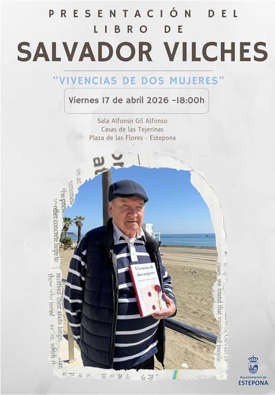 Estepona Native Salvador Vilches to Introduce His Latest Work ‘Experiences of Two Women’ at Casa de Las Tejerinas