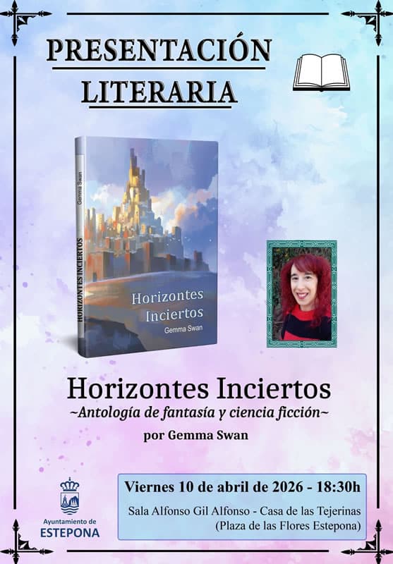 Presentation of ‘Uncertain Horizons: Fantasy and Science Fiction Anthology’ by Gemma Swan in Las Tejerinas