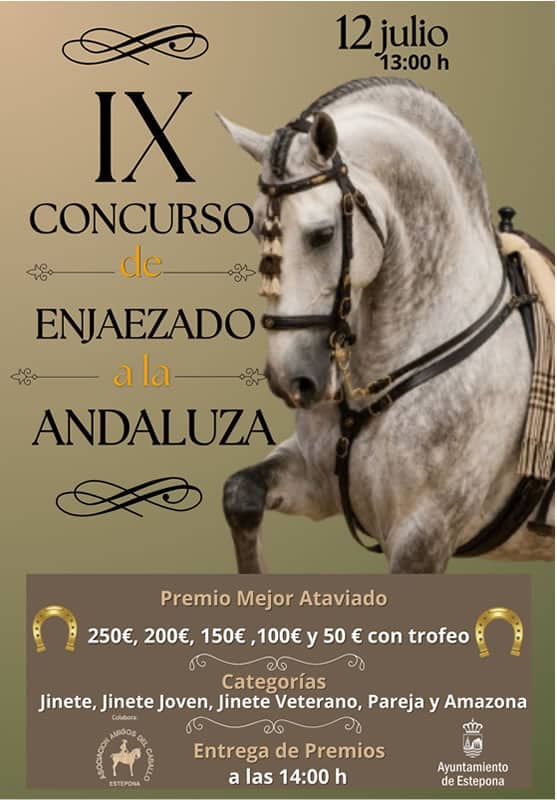 9th Andalusian Horse Saddle-Up Contest at Estepona Fair and Annual Festivals