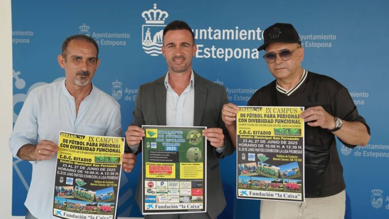 Estepona hosts the 9th edition of the Inclusive Soccer Camp for individuals with special needs CDC Stadium
